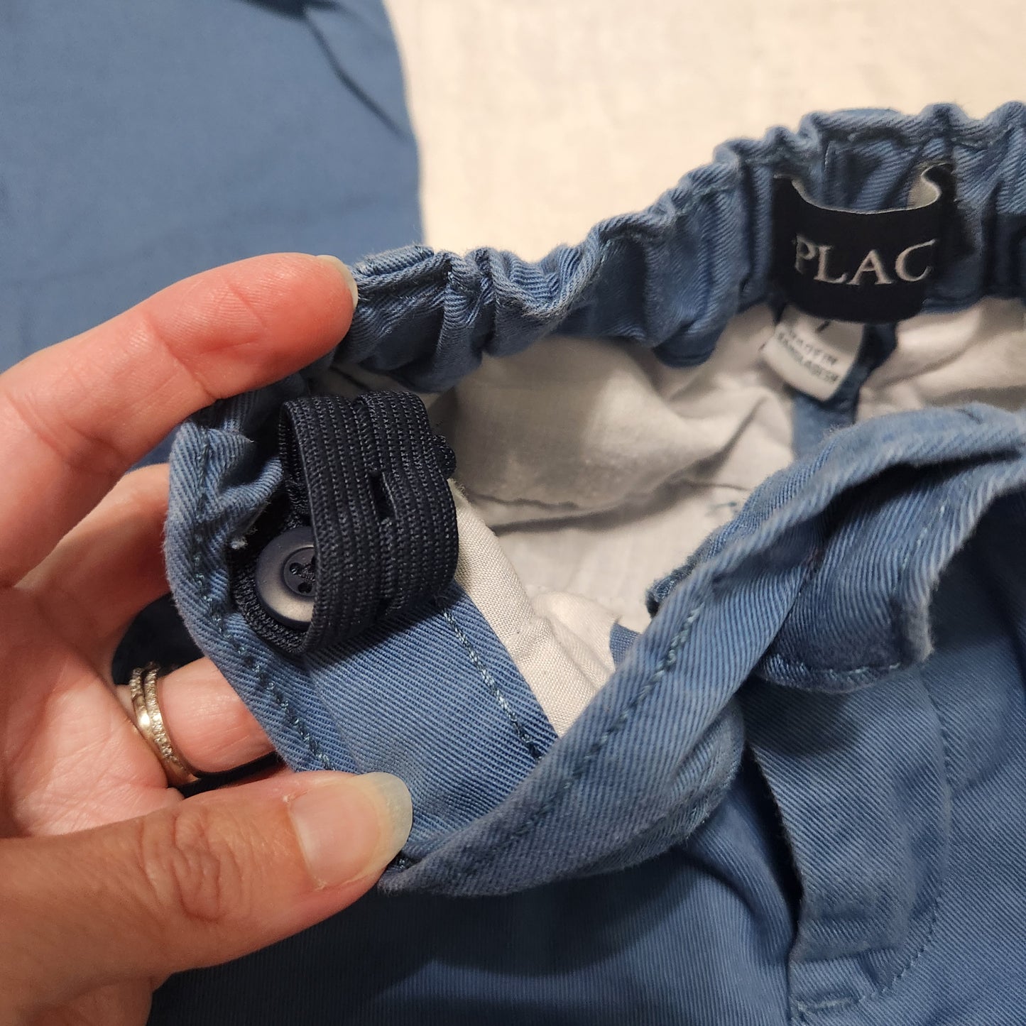 #142 Children's Place Size 7 Blue Khakis Chino Pants