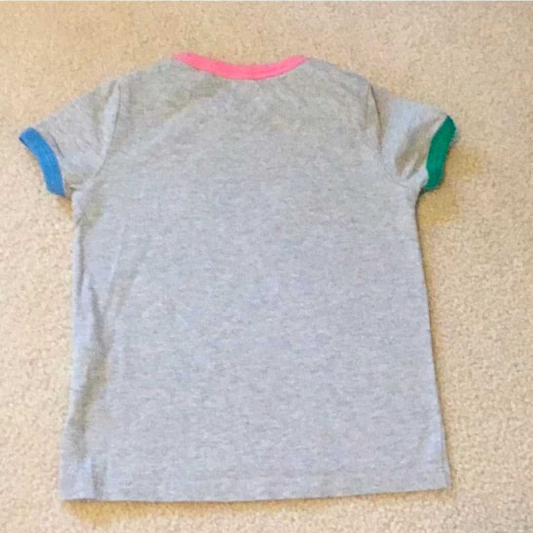 #104 Mini Boden Sz 4-5 Rainbow Tee