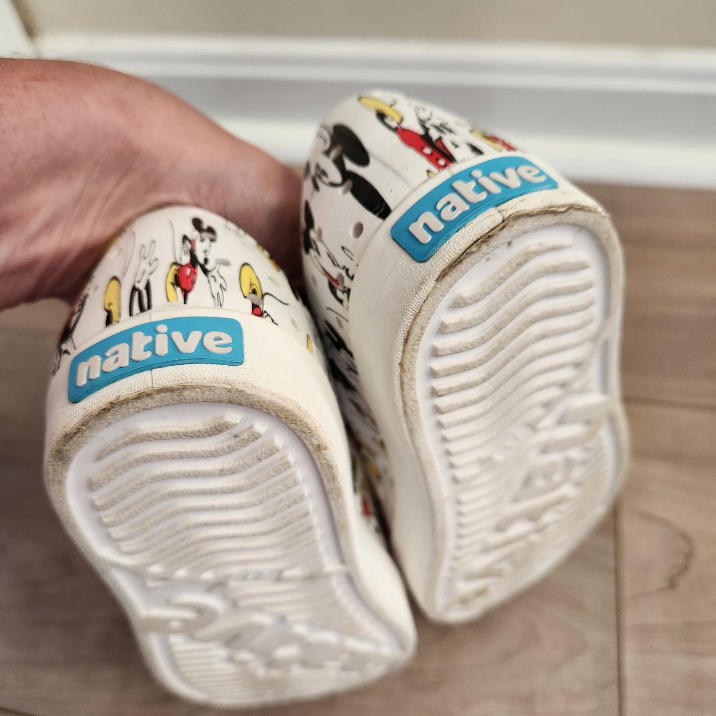 REDUCED!! #104 Native Shoes X Disney Mickey Mouse J1 Jefferson Sneakers