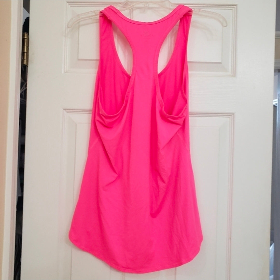 REDUCED!! #104 Athleta Medium Thin Racerback Hot Pink Tank Top