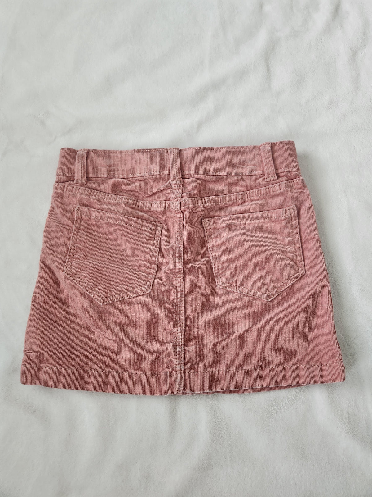 #167 OshKosh Size 5 Button-Front Pink Corduroy Skirt