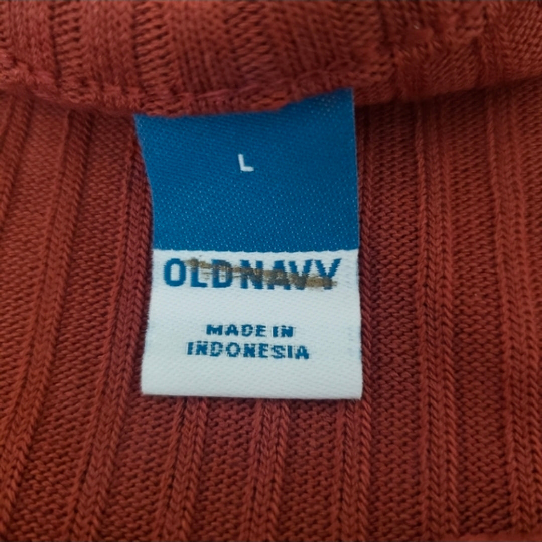 #167 NWT Old Navy Large Long Sleeve A-line Knit Dress