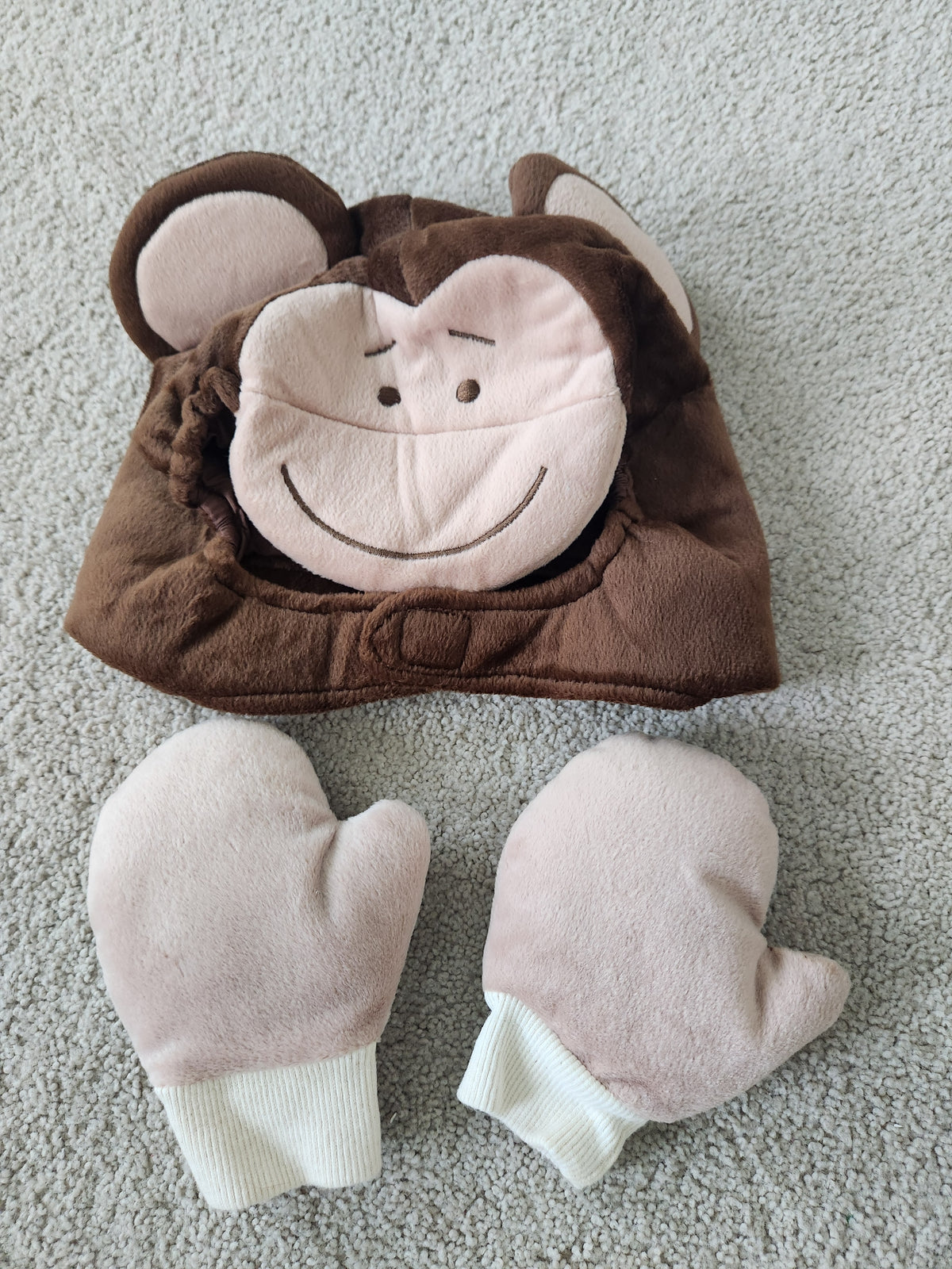#167 Plush Brown 12-24 Months Infant Monkey Costume