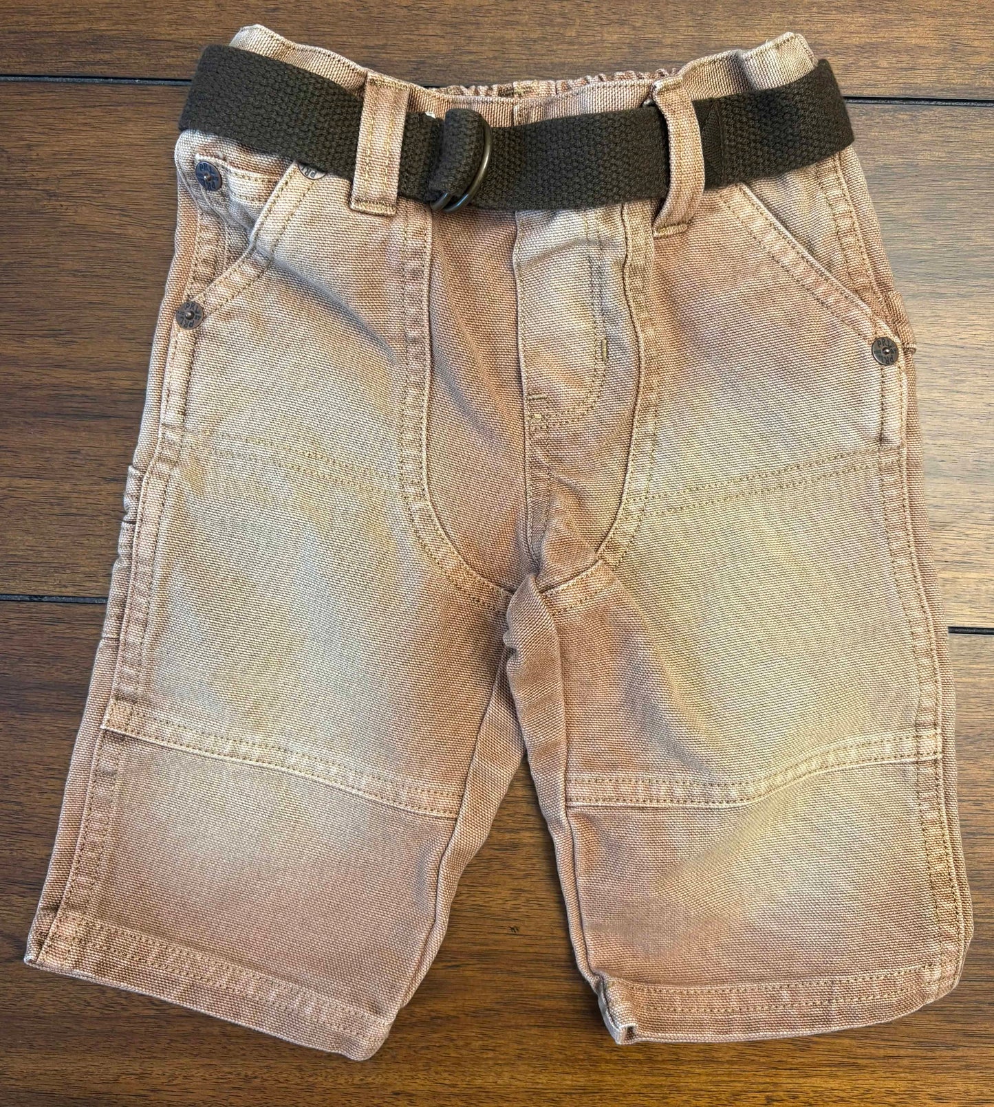 Seller #210 Ralph Lauren Boys Size 6M Khaki Denim Pants with Brown Belt