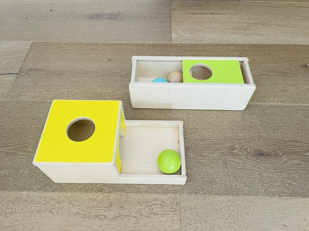 Seller #193 Lovevery Ball Drop Box and Sliding Top Box