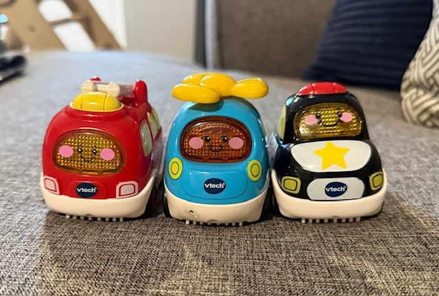 Seller #79 | V Tech Rescue Cars (Set of 3)