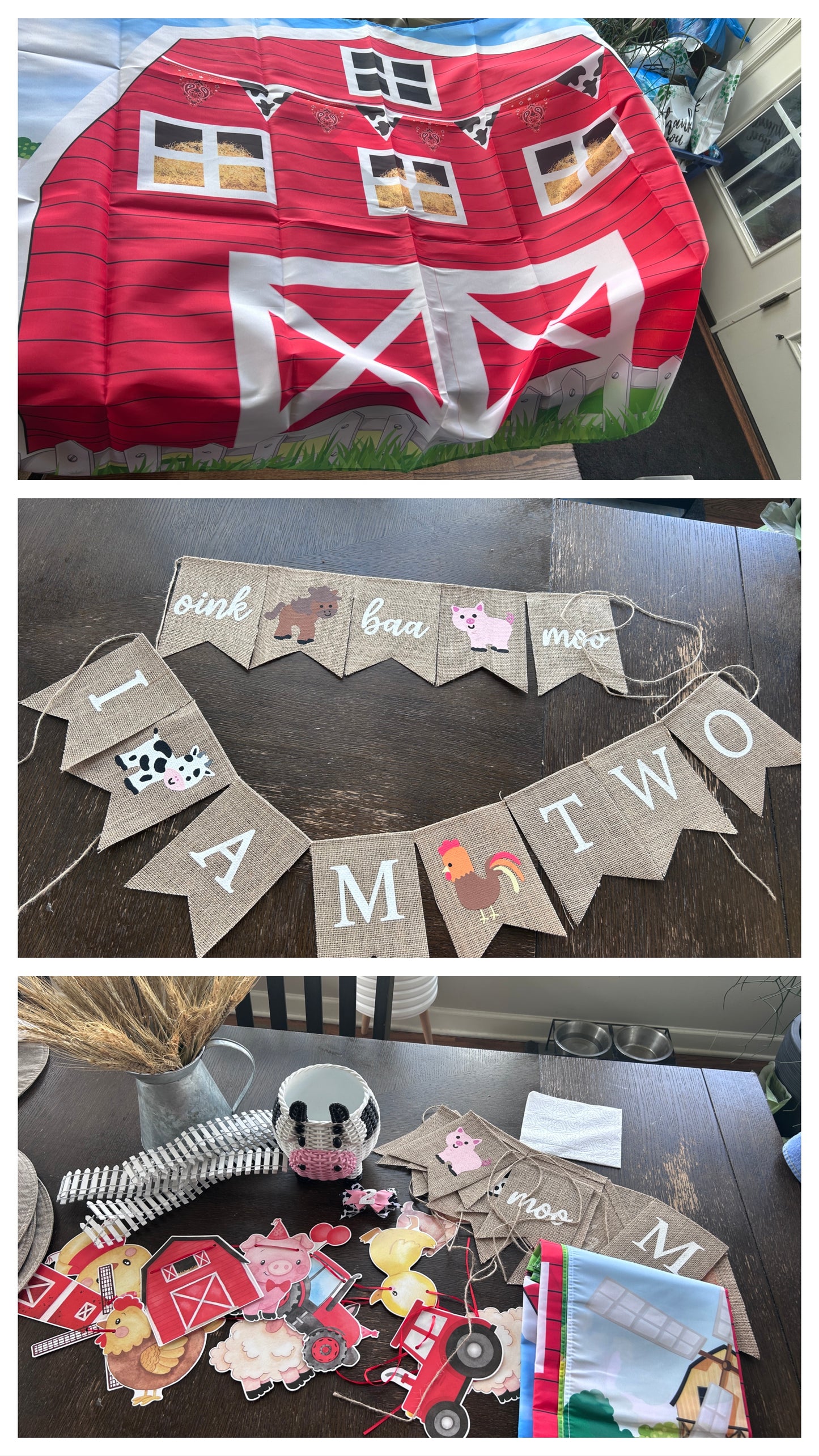 #34 farm party decor