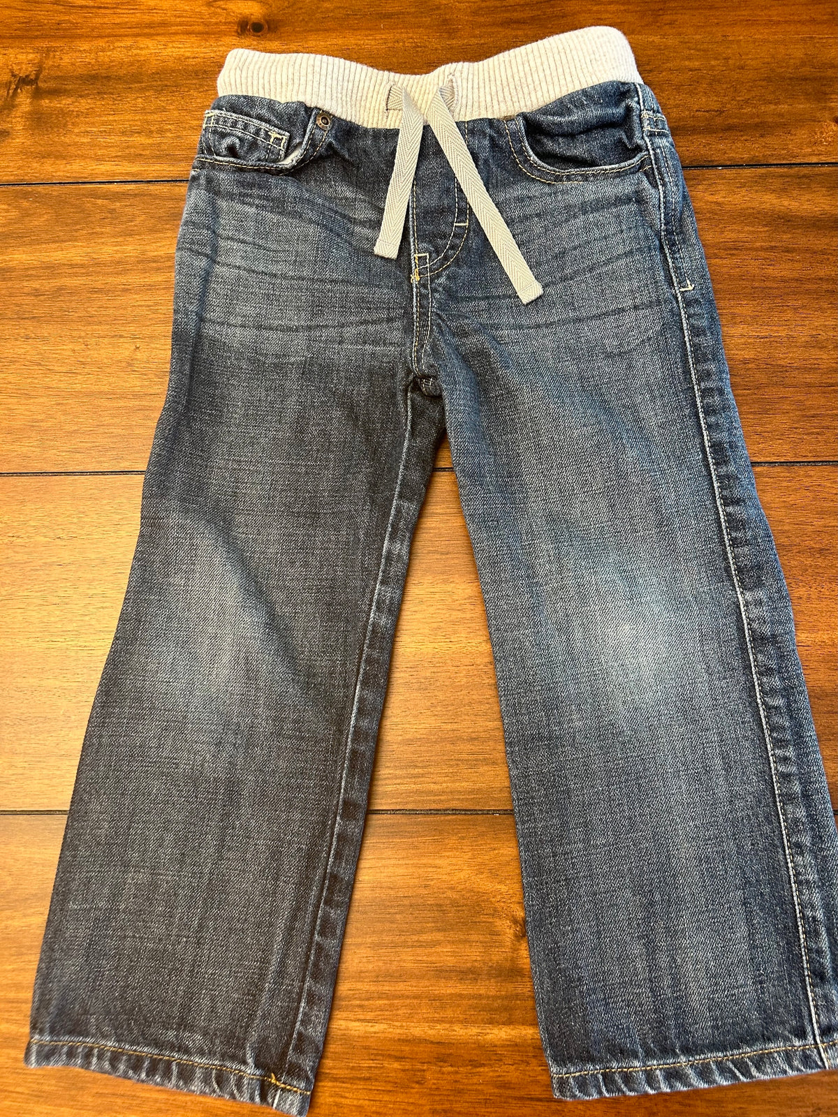 #197 Tucker & Tate Boys Size 3 Medium Wash Elastic Waist Jeans