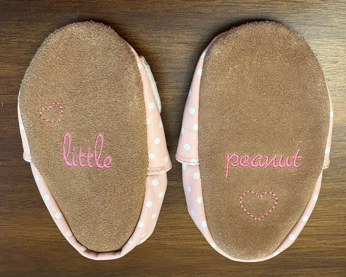 Seller #210 Robeez Girls Size 0-6 M Light Pink Elephant Soft Sole Booties