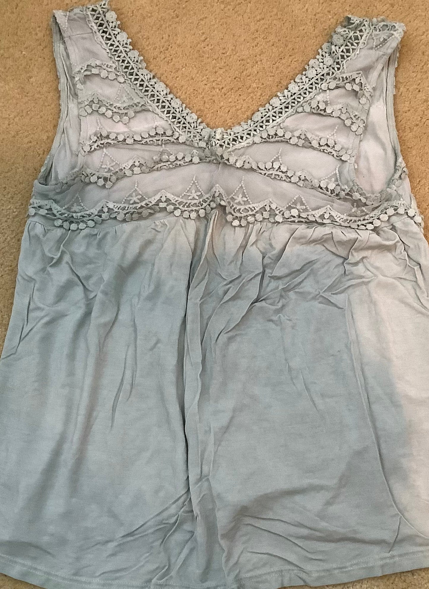 #133 POL light Green Tank Sz M Womens