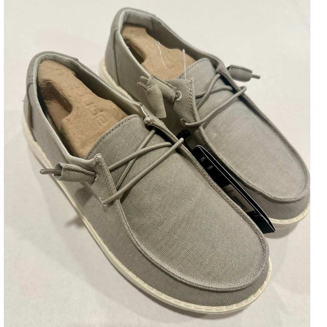 Seller 48- Hey Dudes Lt Gray NWT Womans size 7