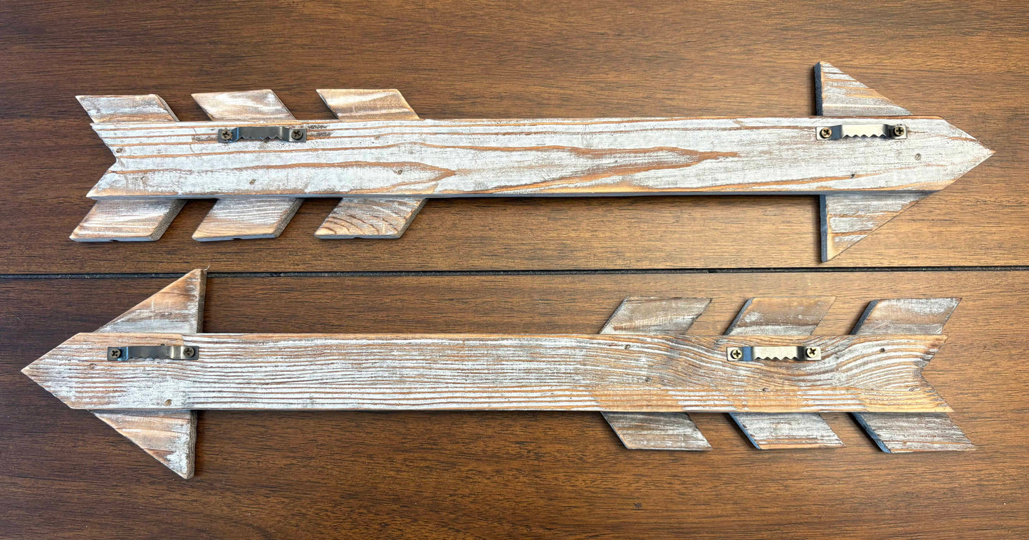 Seller #210 2 Rustic Farmhouse Wooden Arrows NWOT