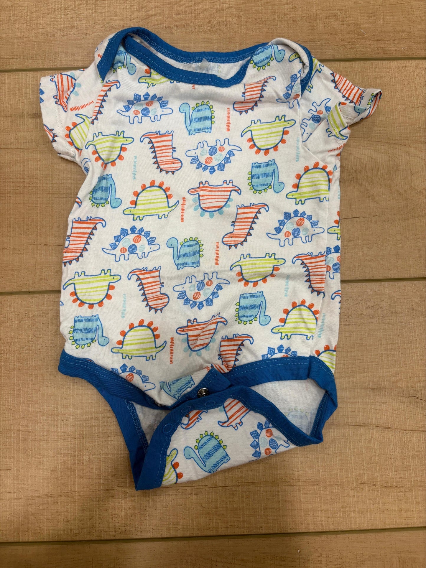 #37 3-6M Boys Dinosaur Onesie Bodysuit