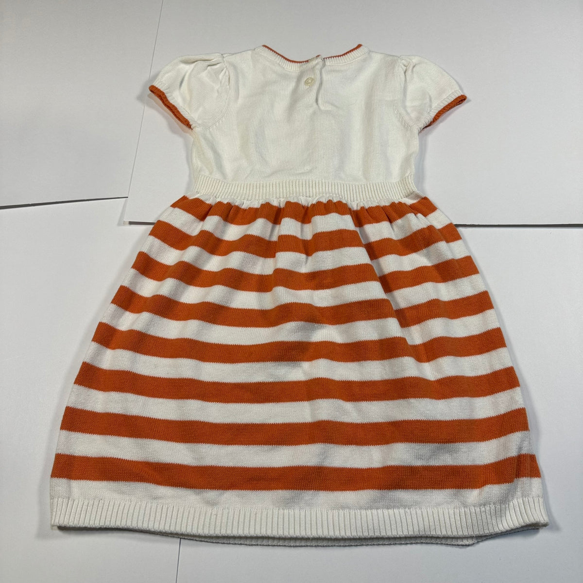 #141 Girls 4T Gymboree Fall Pumpkin Sweater Dress