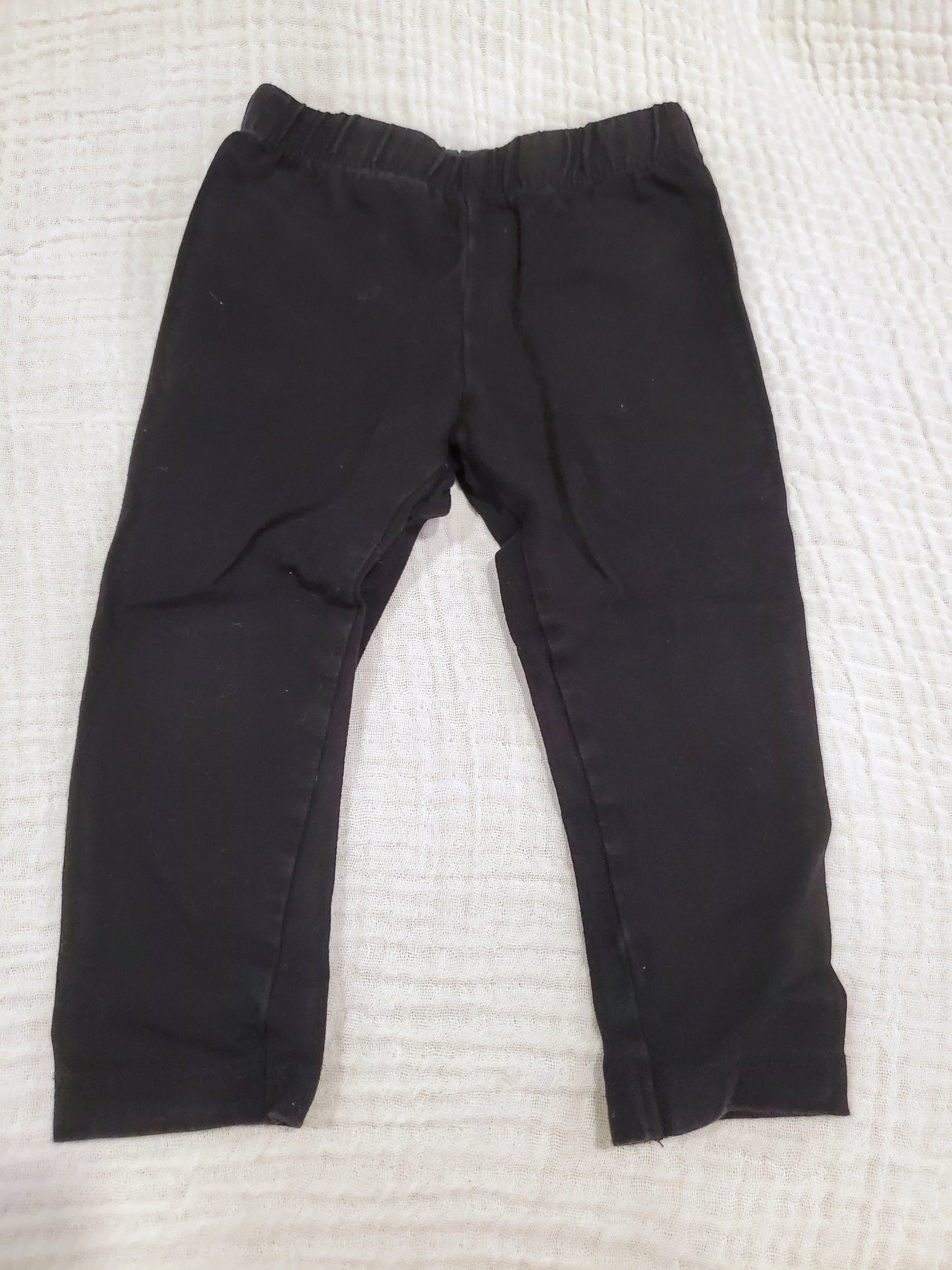 #131 Rare Editions black pants girls size 12M