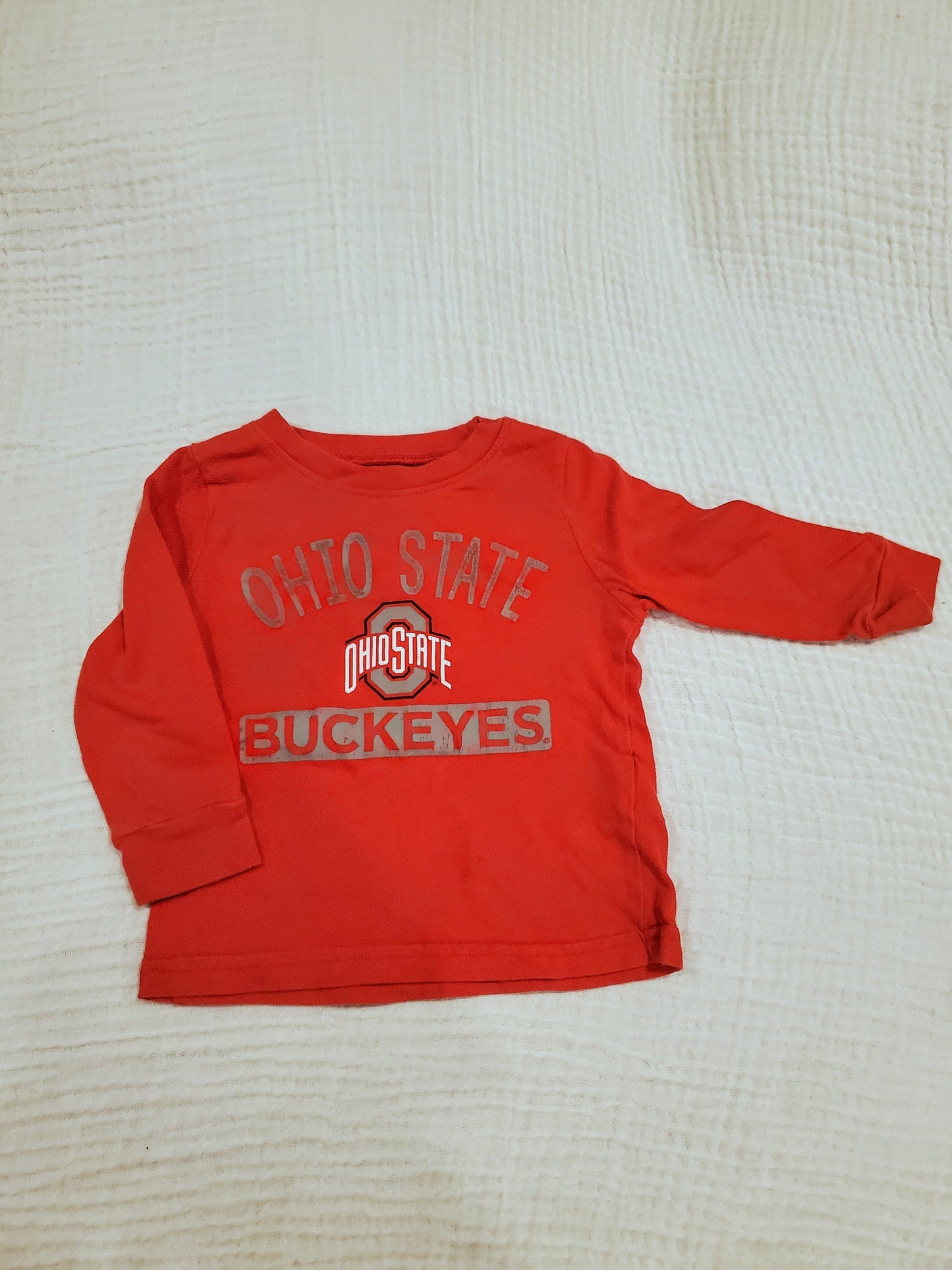 #131 Team Athletics Ohio State long sleeve shirt size 12M