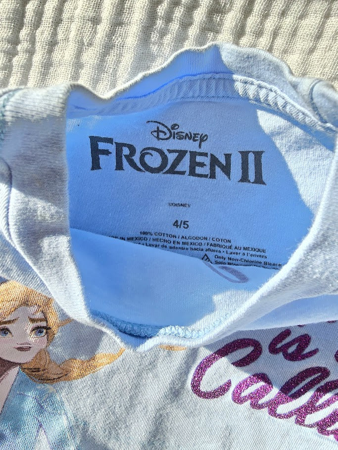 #131 Frozen 2 T-shirts girls size 4/5