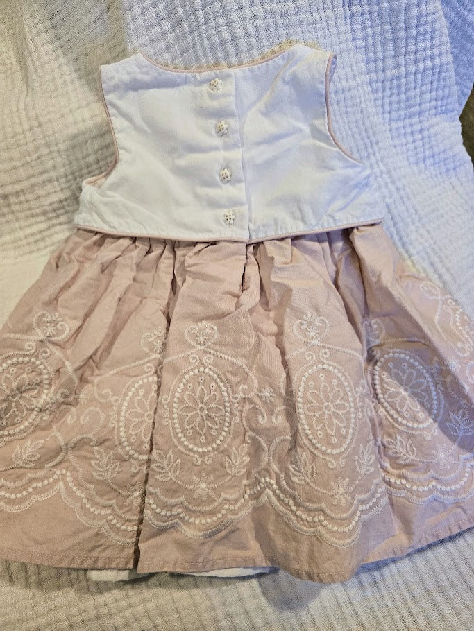 #131 Catherine Malandrino girls dress size 3-6M