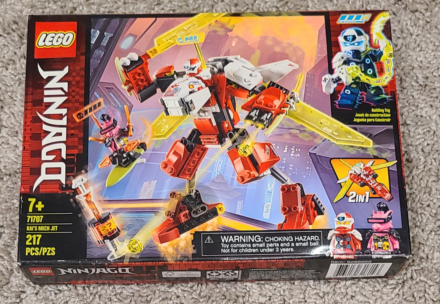 #30 Lego Ninjago Kai's Mech Jet 71707 **NEW**
