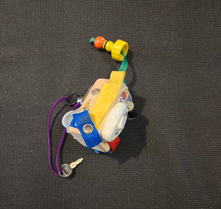 #13 Busy Board Robo Wooden Cube