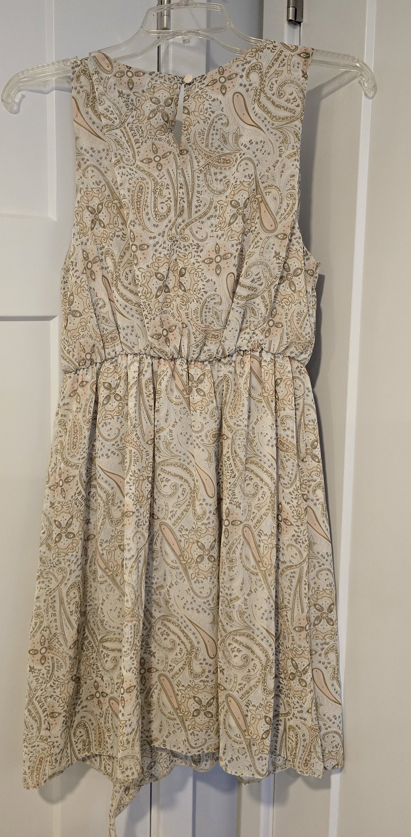 #131 H&M womens paisley dress 12