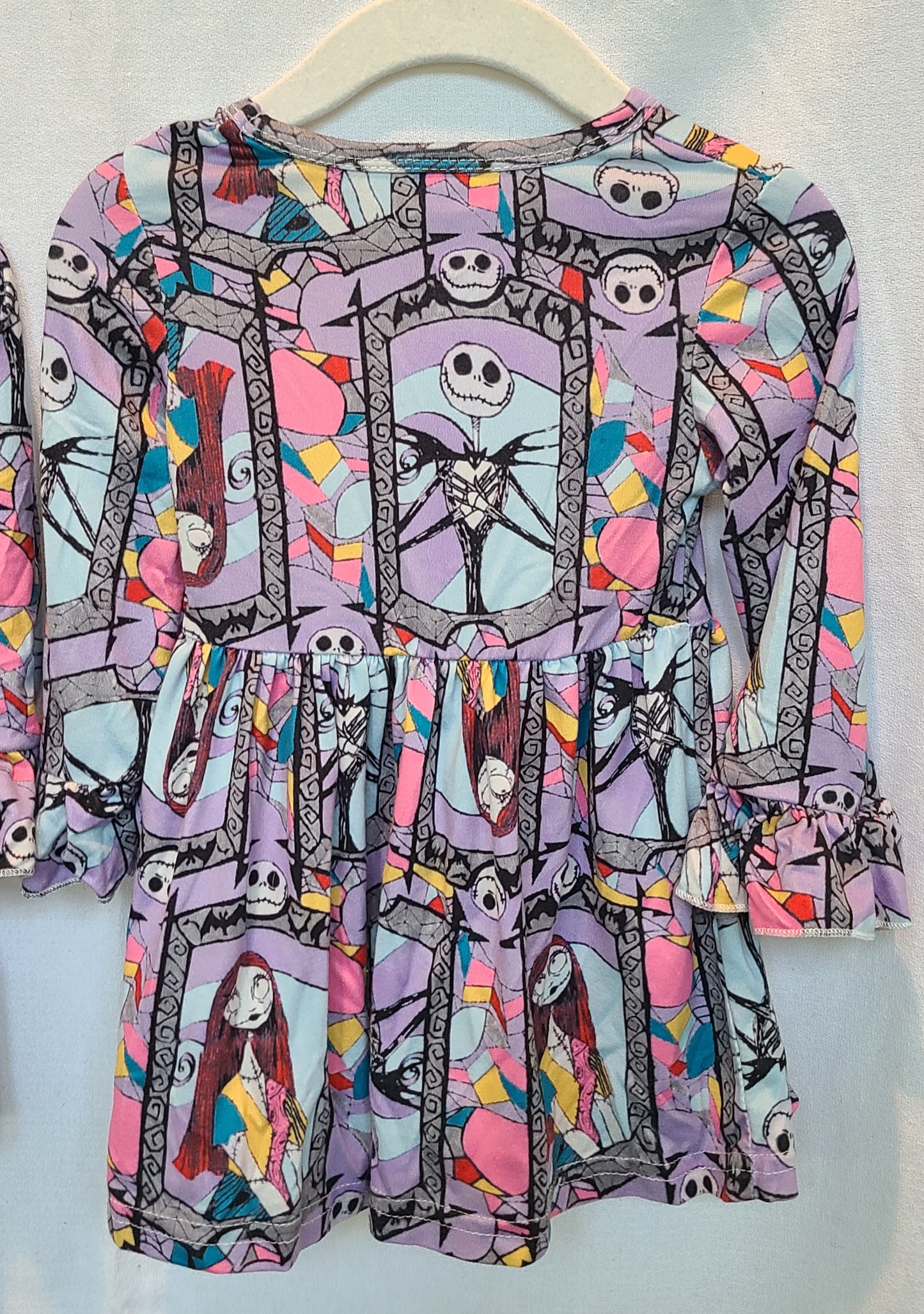 #188 Girls 2XS (6M-12M) Nightmare Before Christmas Dress Small Shop (1 of 2)