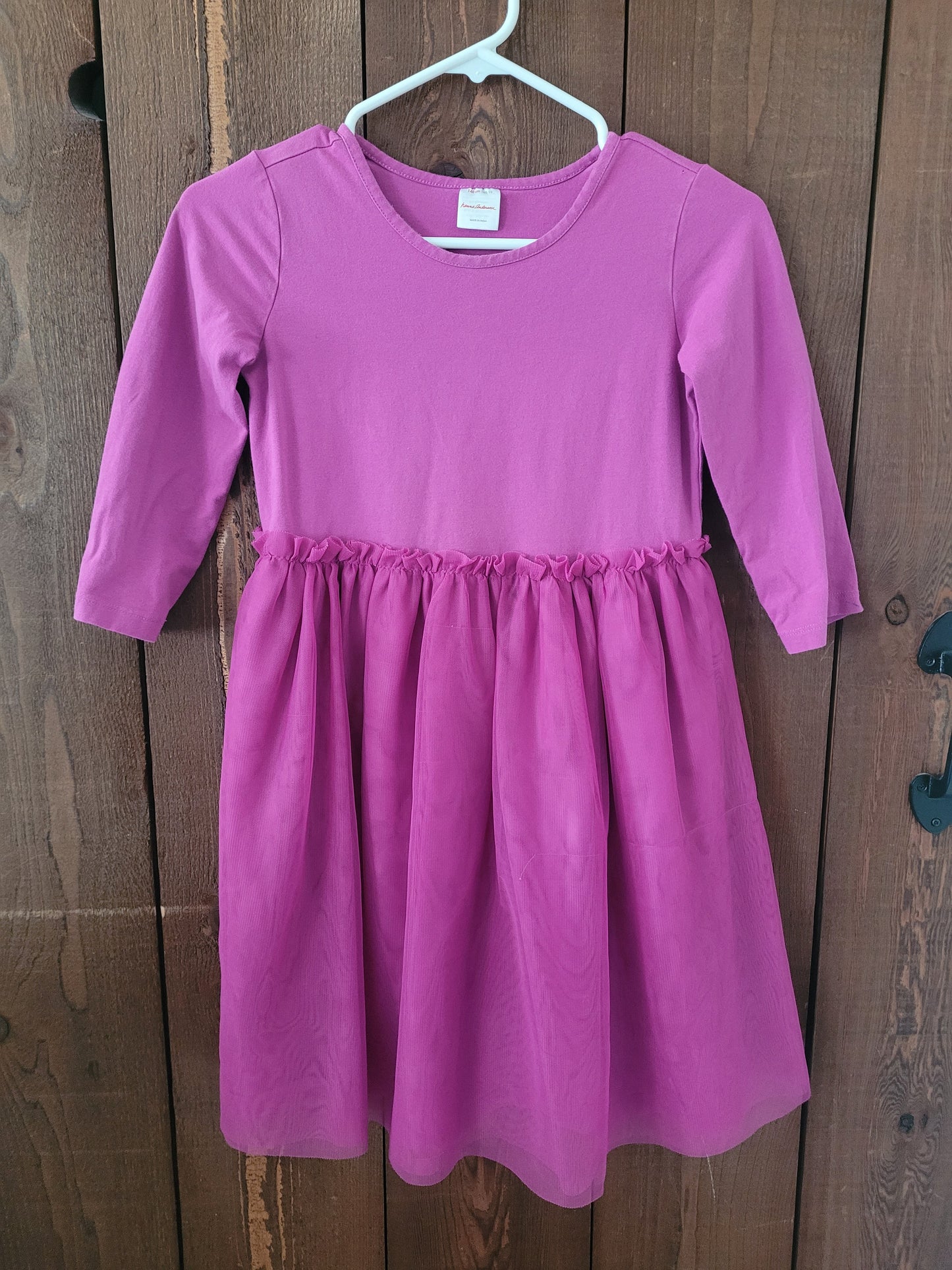 #109 *REDUCED* Hanna Andersson Fuchsia Tulle Dress Girls Size 140/10