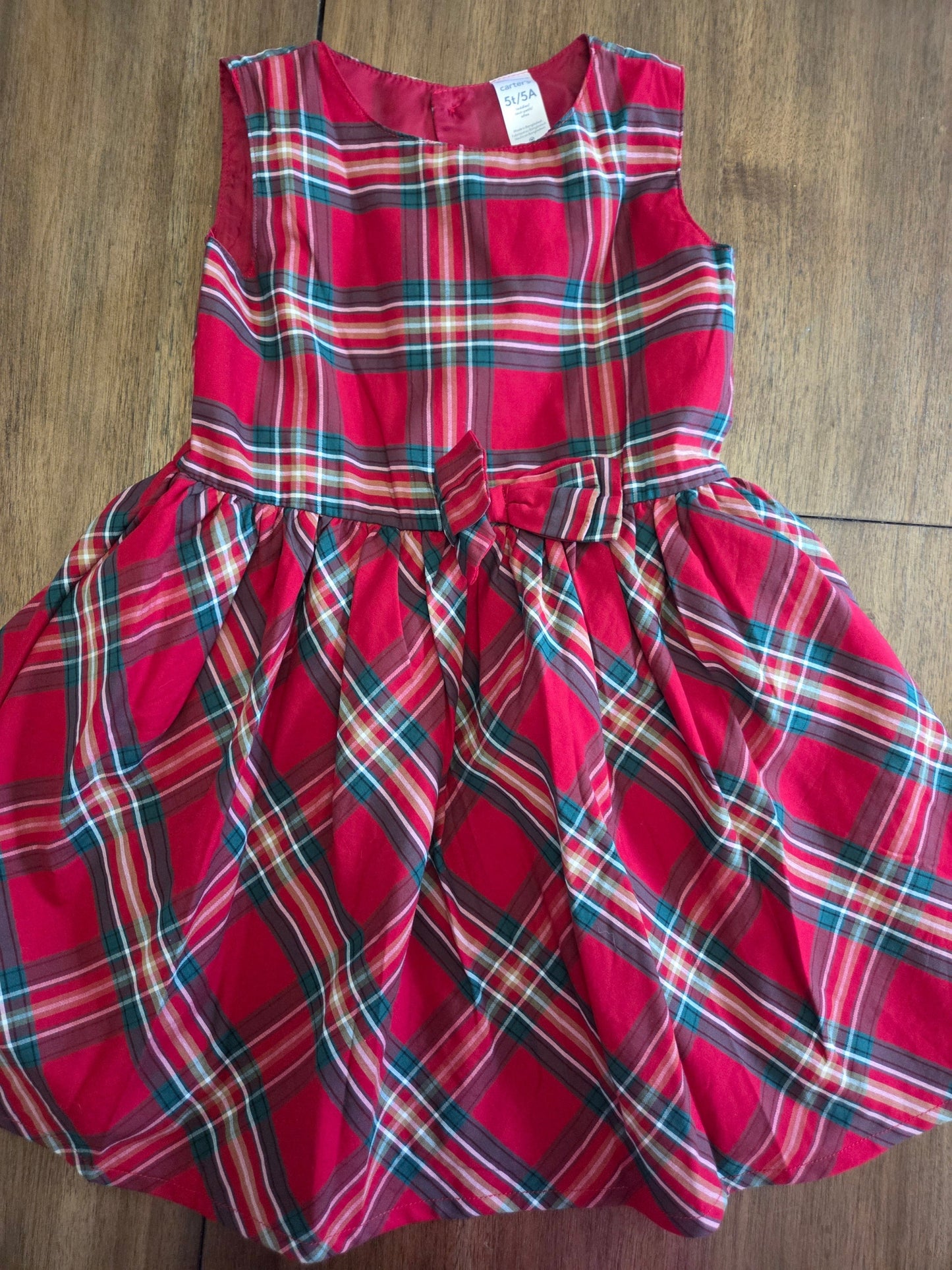 REDUCED Seller 184 5T girls Carter's holiday dress