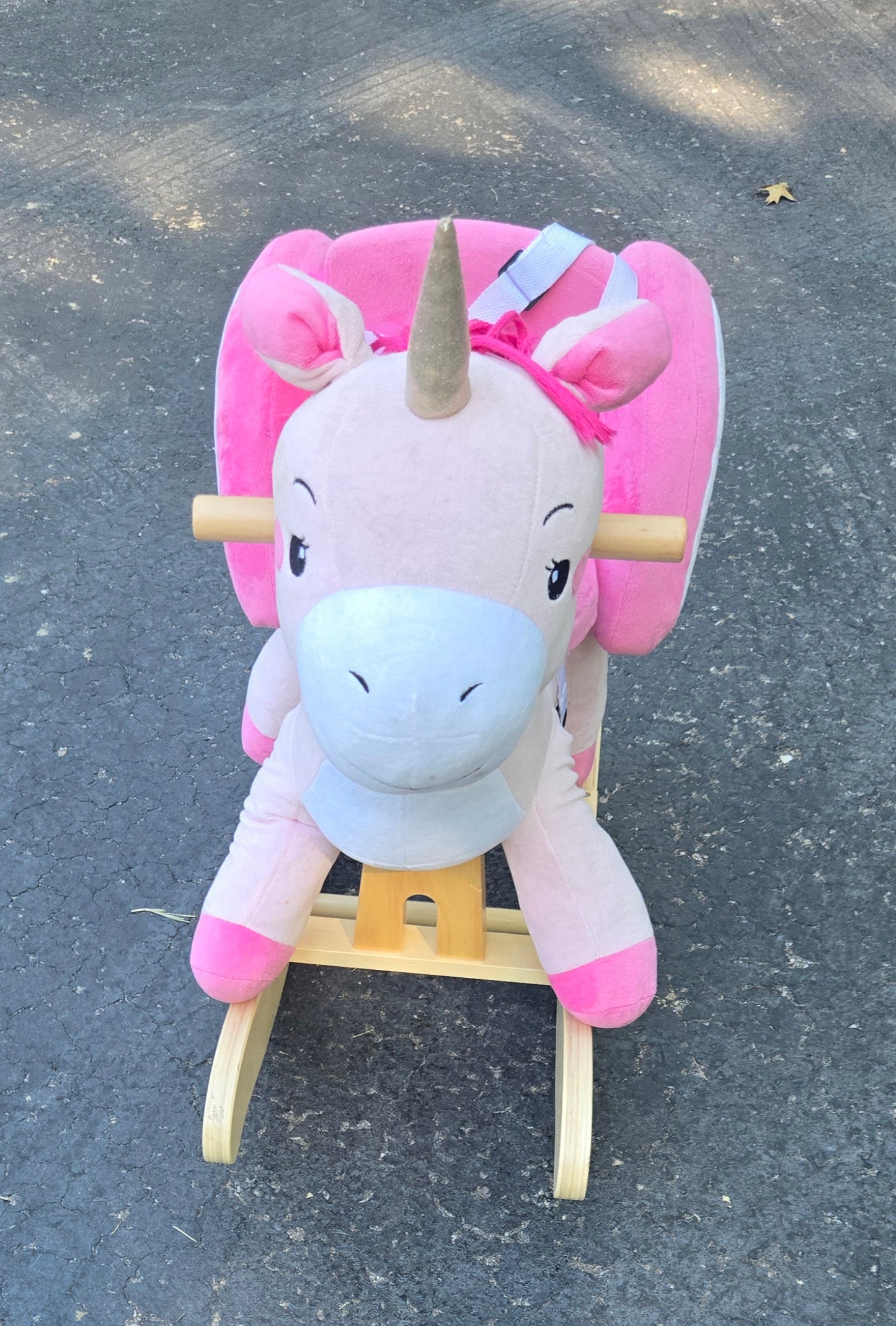 #13 Rocking Horse Unicorn with Seat Belt