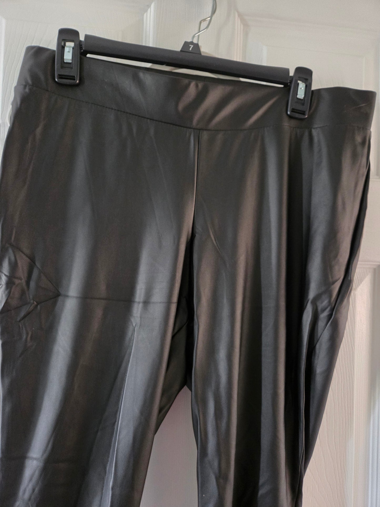Seller 184 Women's Torrid black pleather leggings size 1