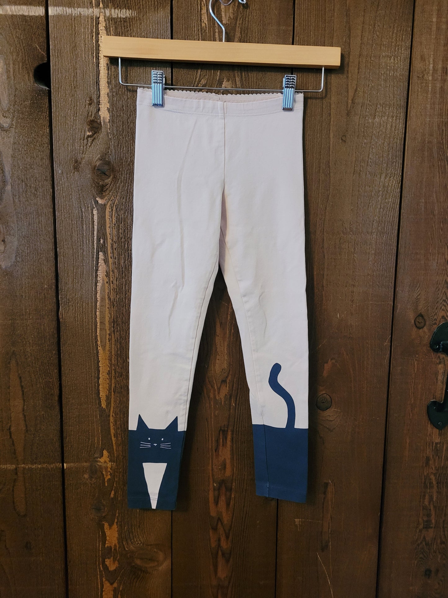 #109 Tea Collection Cat Leggings Girl Size 7