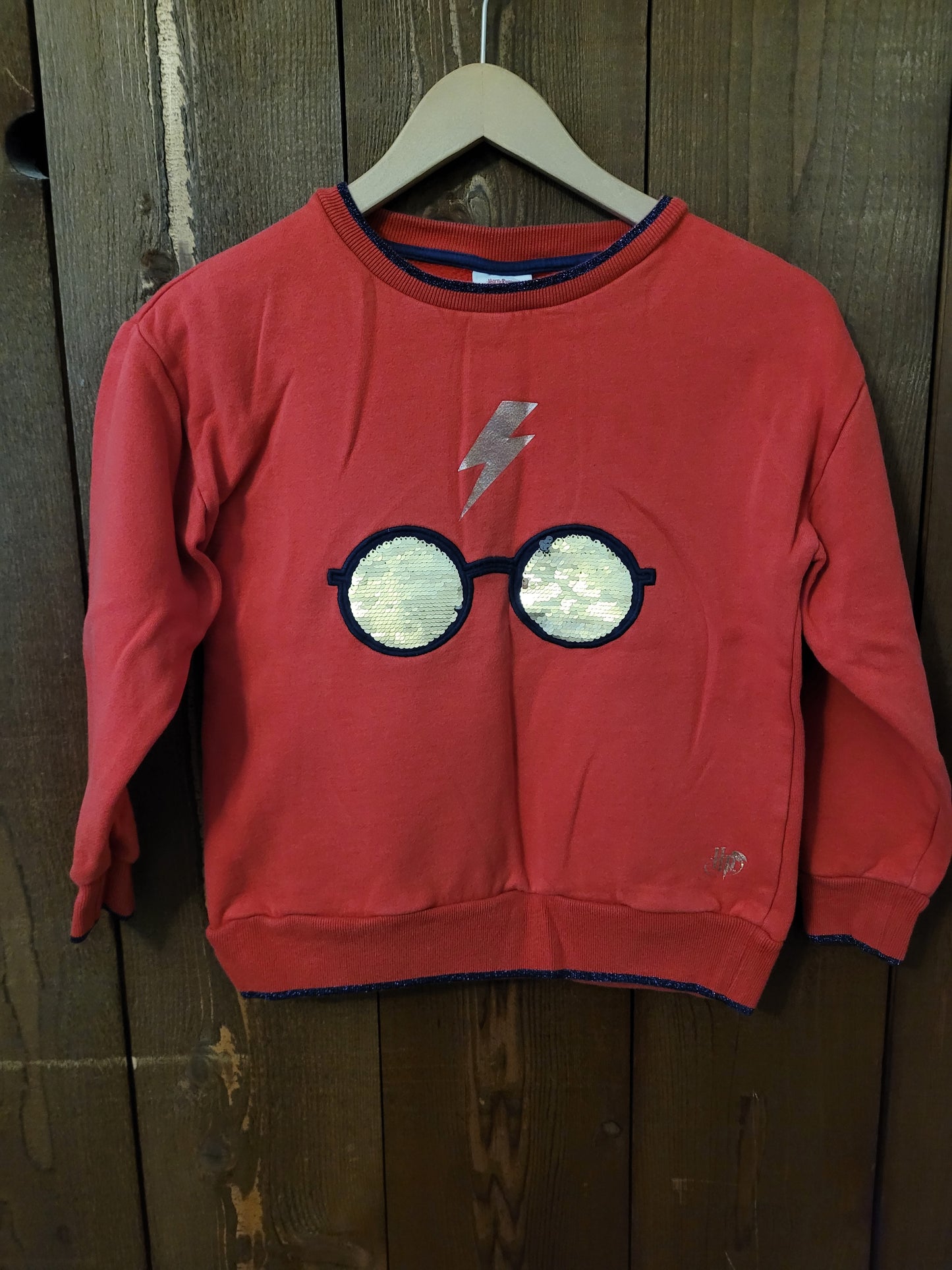 #109 Hanna Andersson x Harry Potter Collab Sequin Sweatshirt Girl's Size 8-9Y