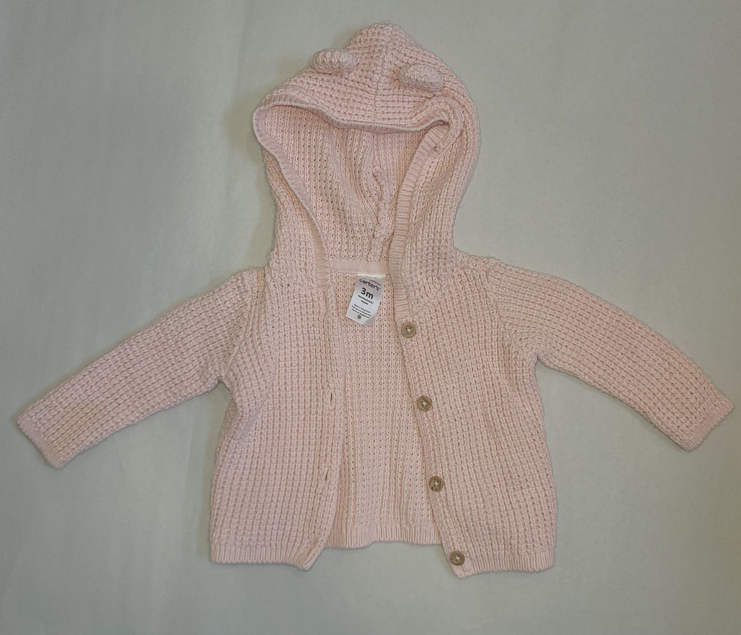 Seller #4 - Carter's 0-3 month girls pink sweater