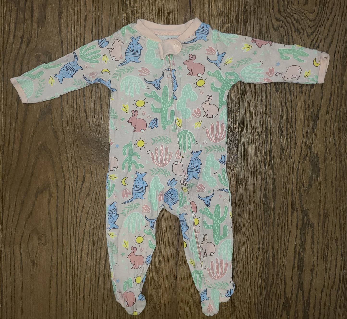 Seller #4 - Honest Baby 3-6 month girl pink pajamas