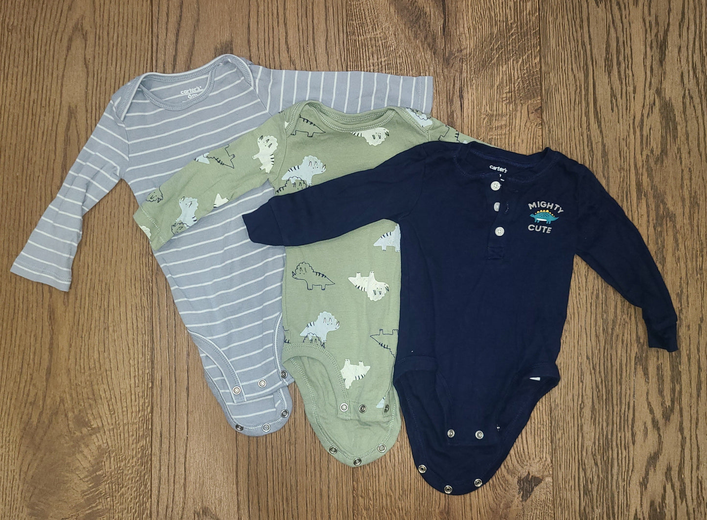 Seller #4 - Carter's 3-6 month boy long sleeve body suit bundle