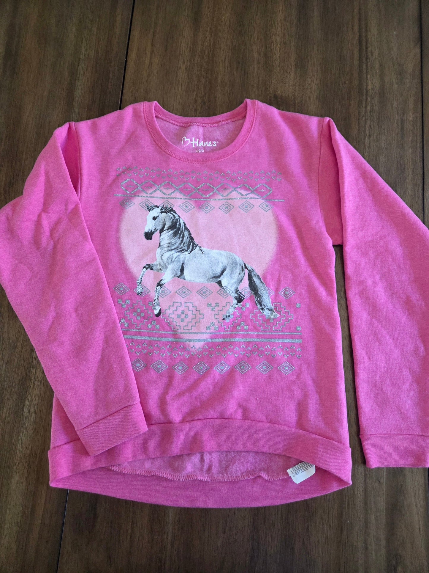 REDUCED Seller 184 girls pink sweatshirts size Large