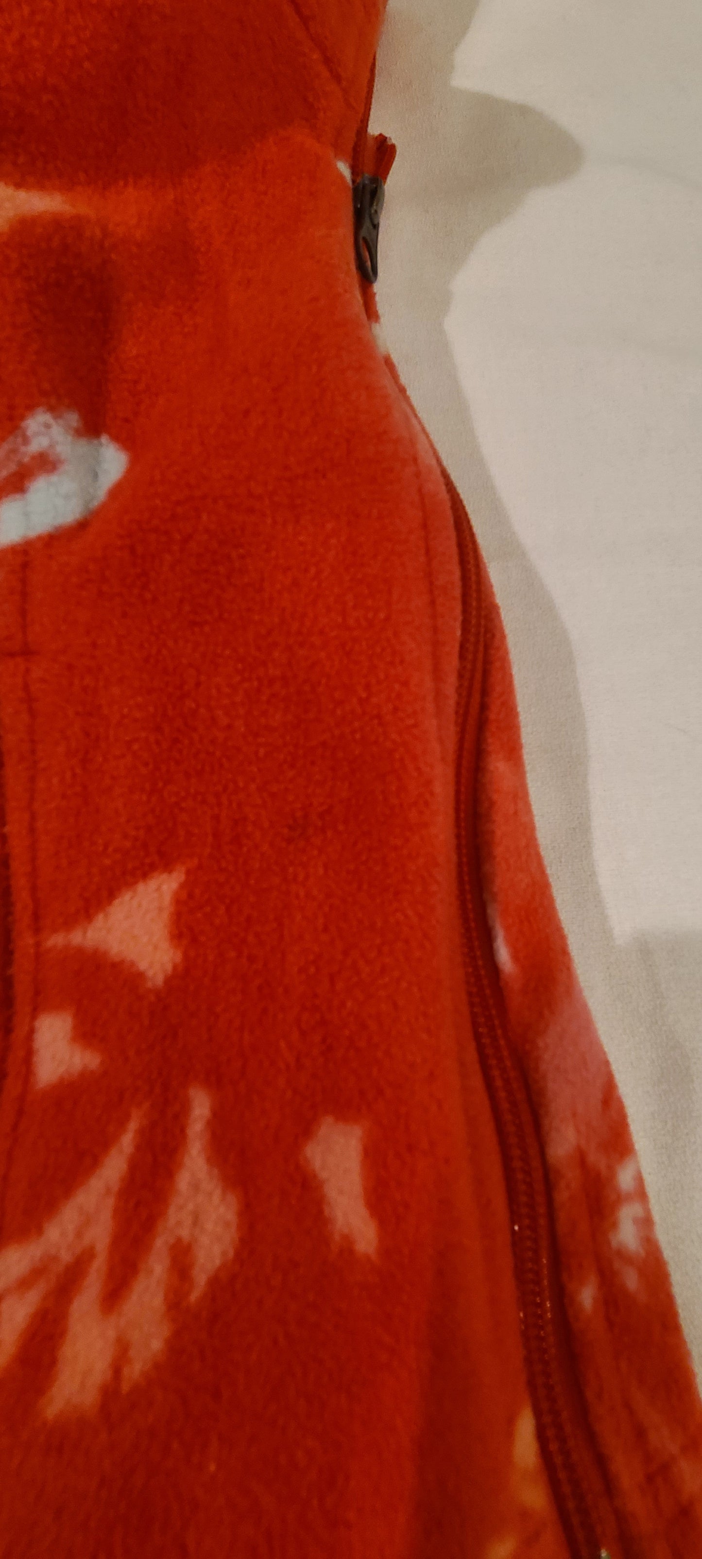 #188 Girls 2T Columbia Fleece Jacket Pink with White Floral (1 of 2)