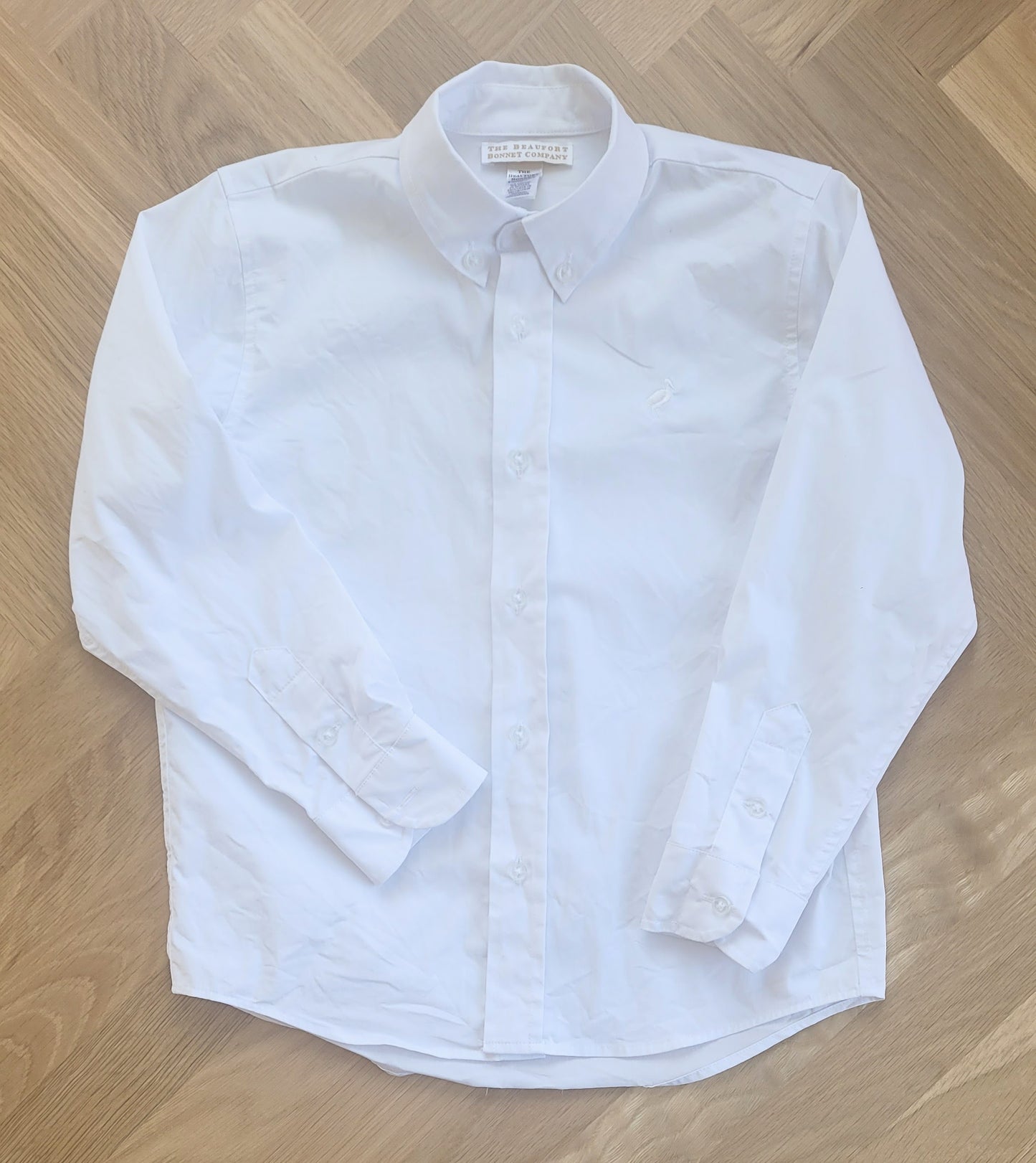 #211 The Beaufort Bonnet Company Collared Button Down Shirt Boys Size 7