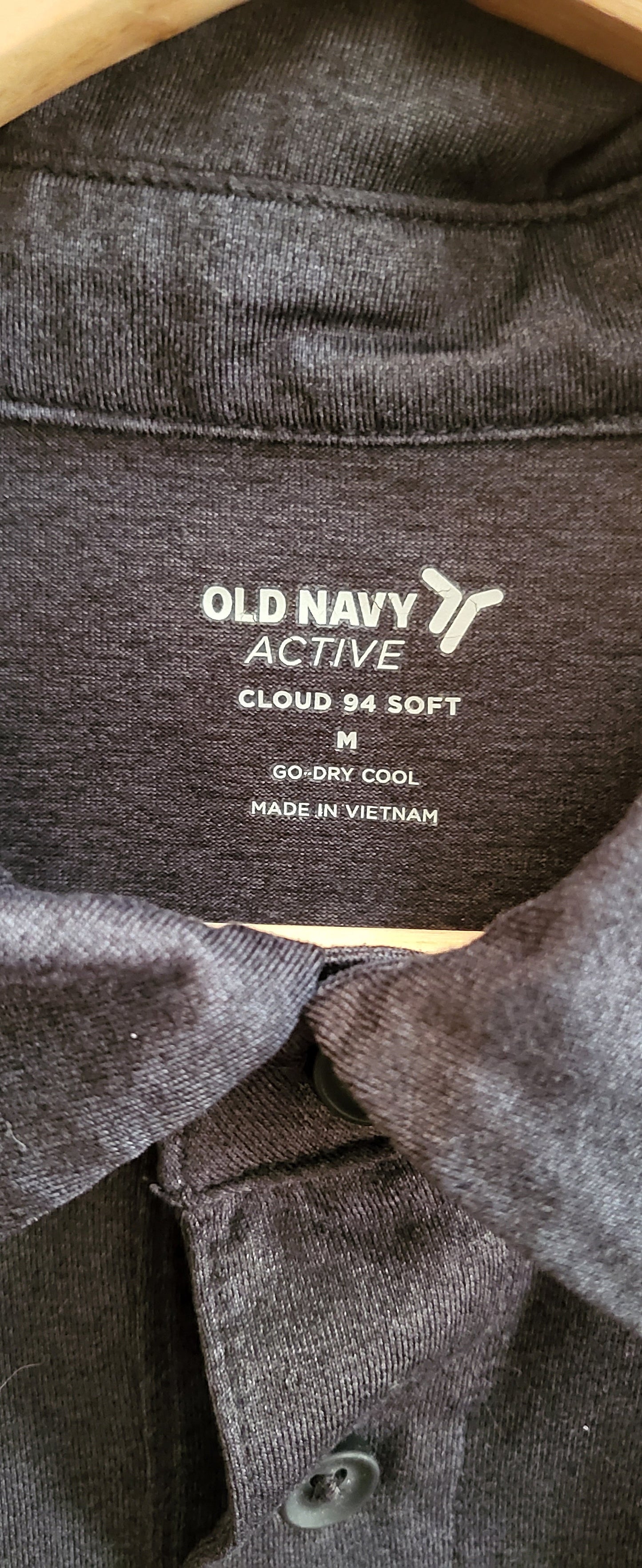 REDUCED: #9--- Men's M. Old Navy Cloud 94 Soft Gray polo.