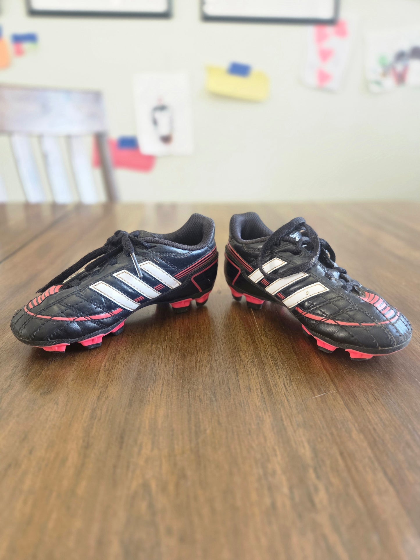 Seller 184 girls black adidas soccer shoes size 11