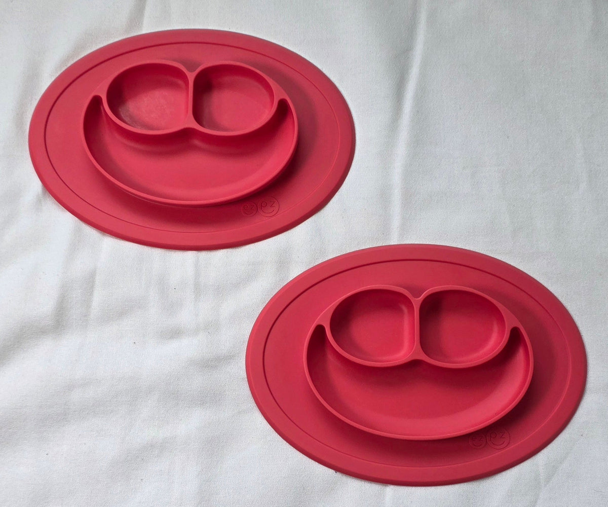 #190 EZ PZ Pink Plates (set of 2)