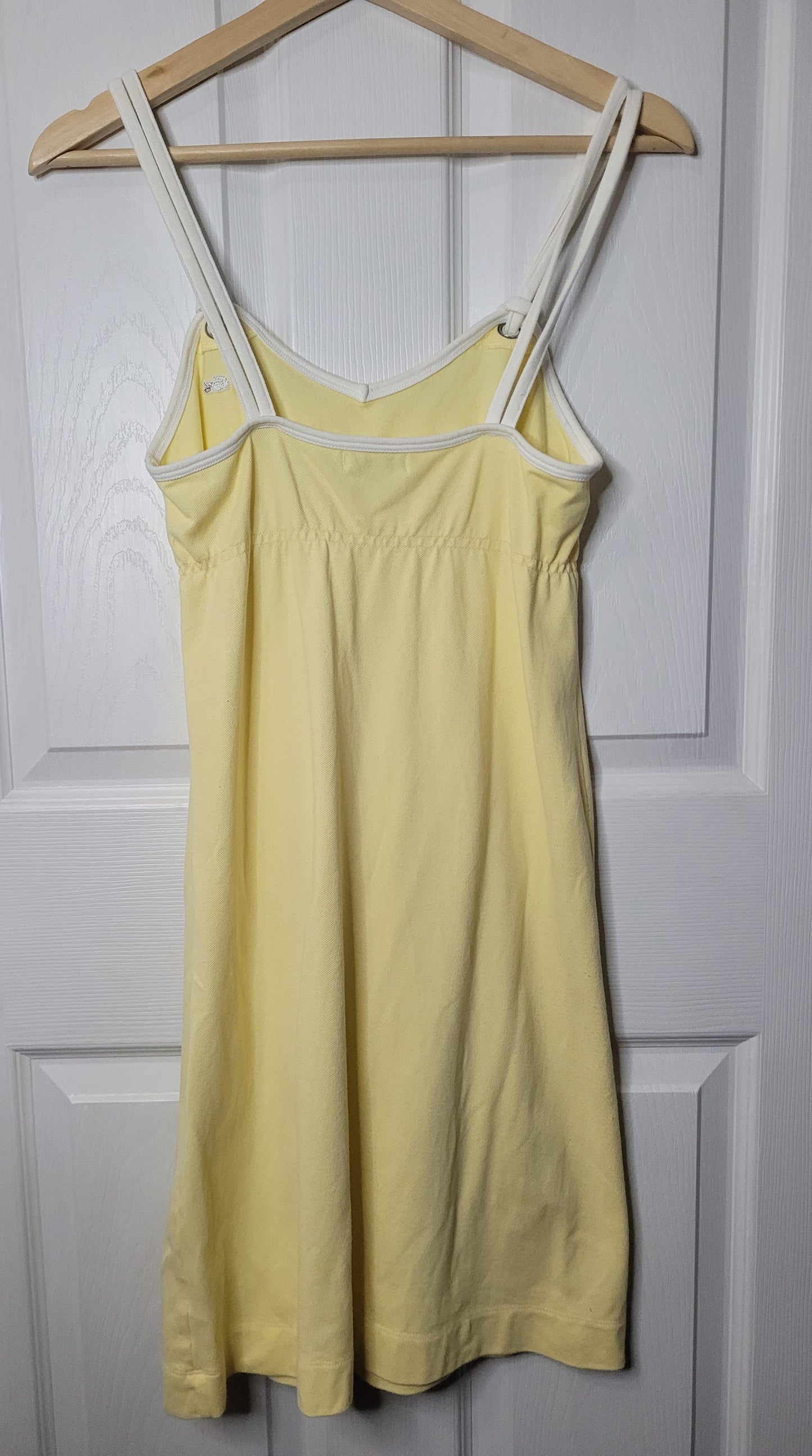 *REDUCED* #44 Lacoste Butter Yellow Dress Women's Size 34 (2)