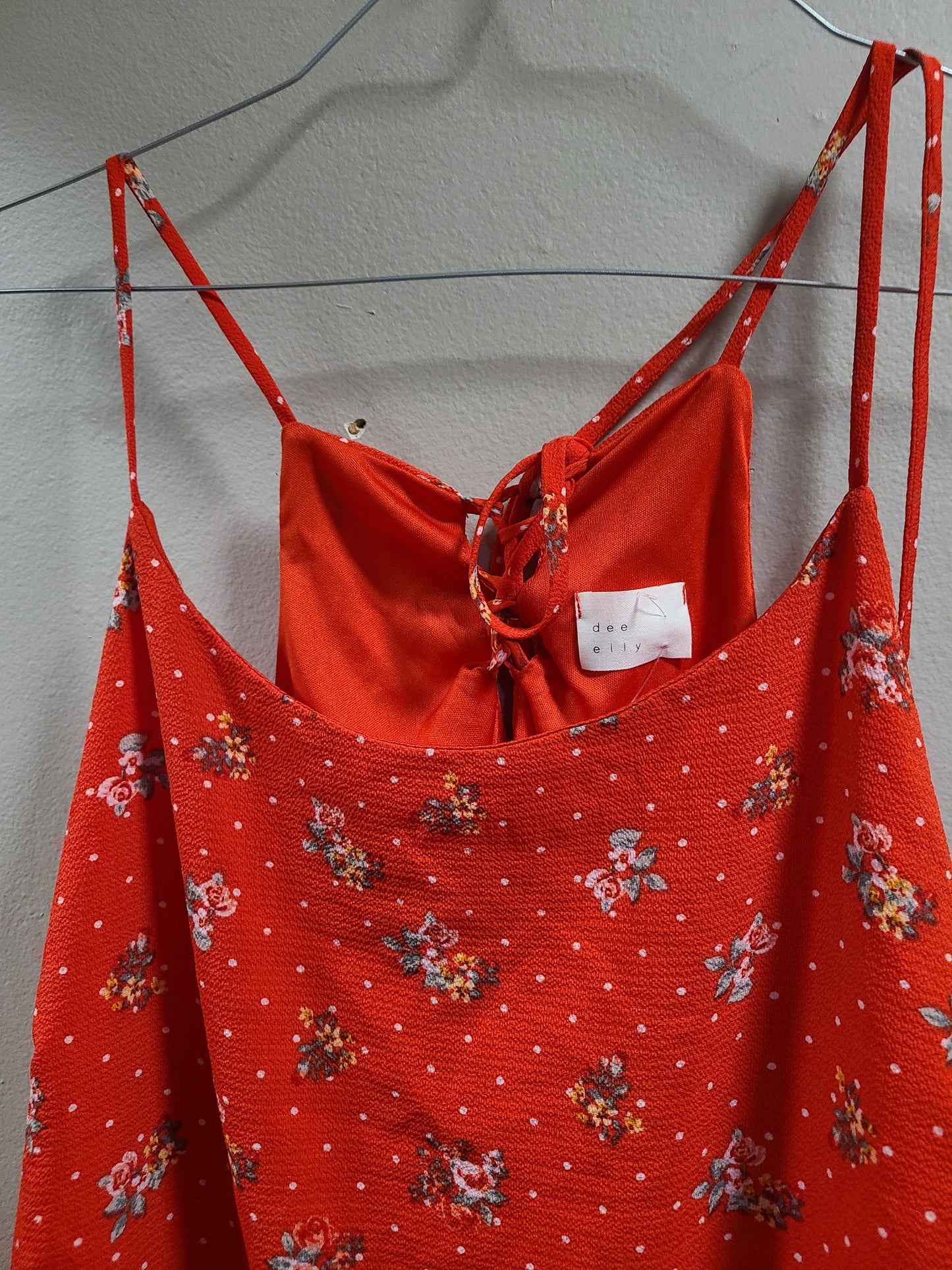 #66 Dee Eily floral womens top size XL