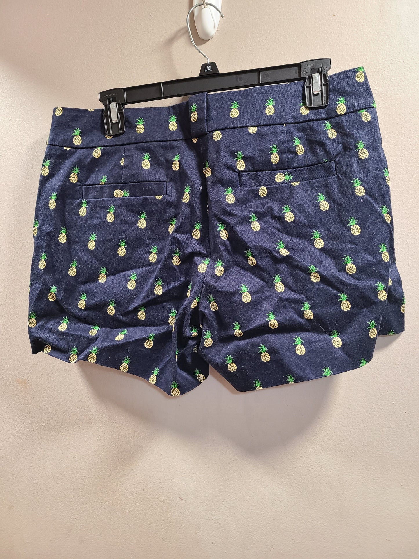 #66 J.Crew womens pineapple shorts size 8