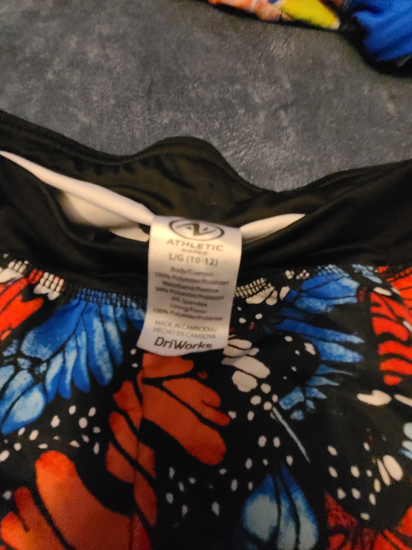 #66 reduced Girls athletic works size L (10/12) shorts