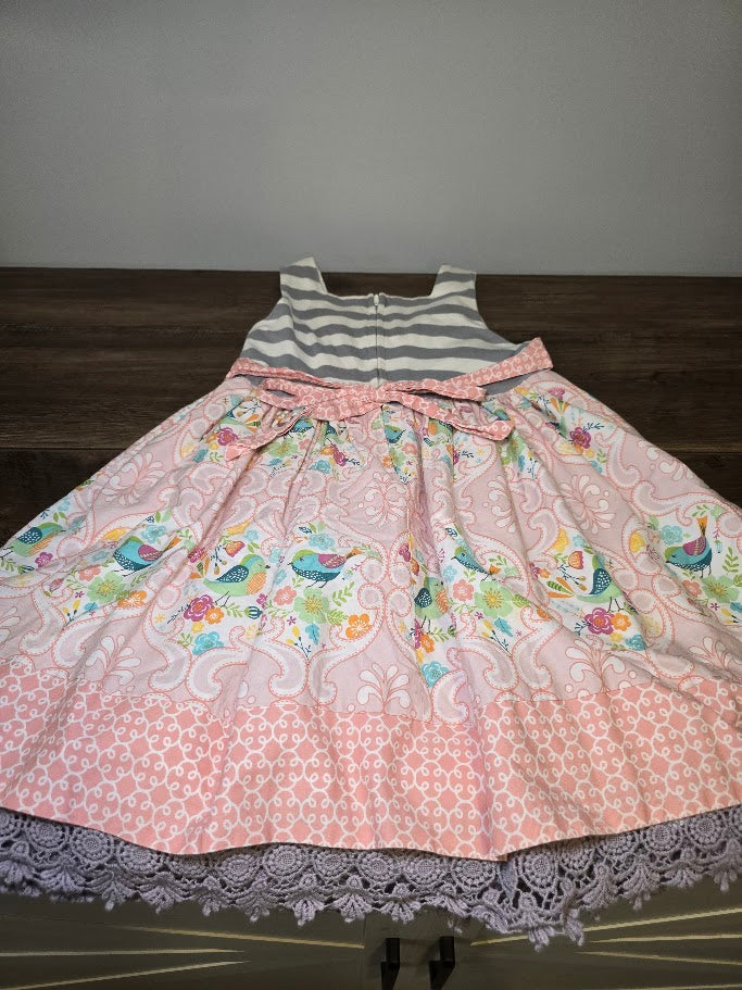 #131 Sleeveless print dress by Counting Daisies sz 6
