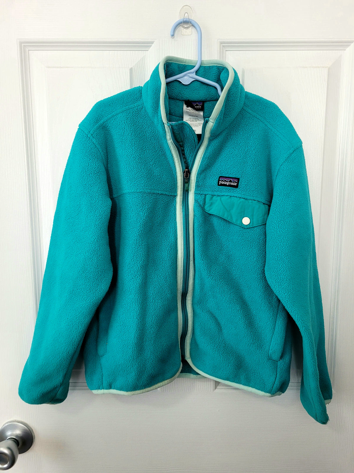 #164 Patagonia Synchilla Zip-Up Girls S (8)