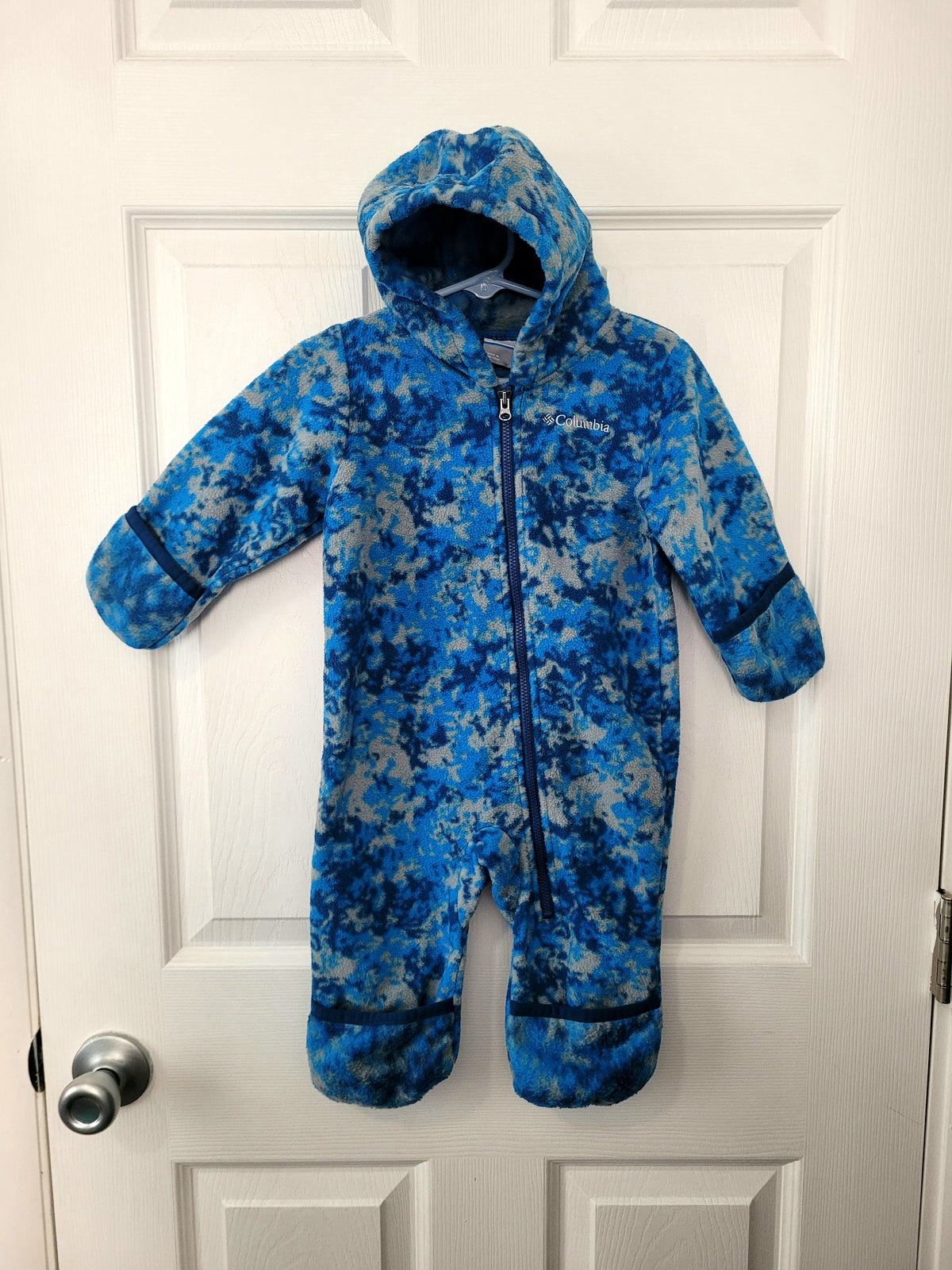 #164 Columbia Fleece Bunting Boys 6-12M