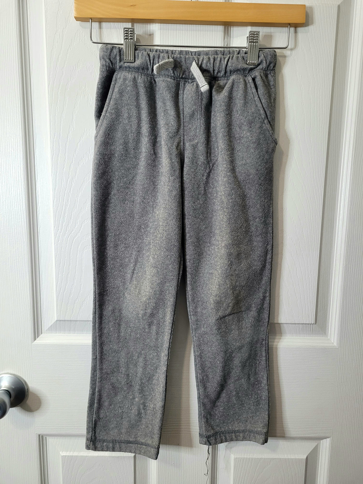 #164 Carter's Fleece Gray Pants Boys 6