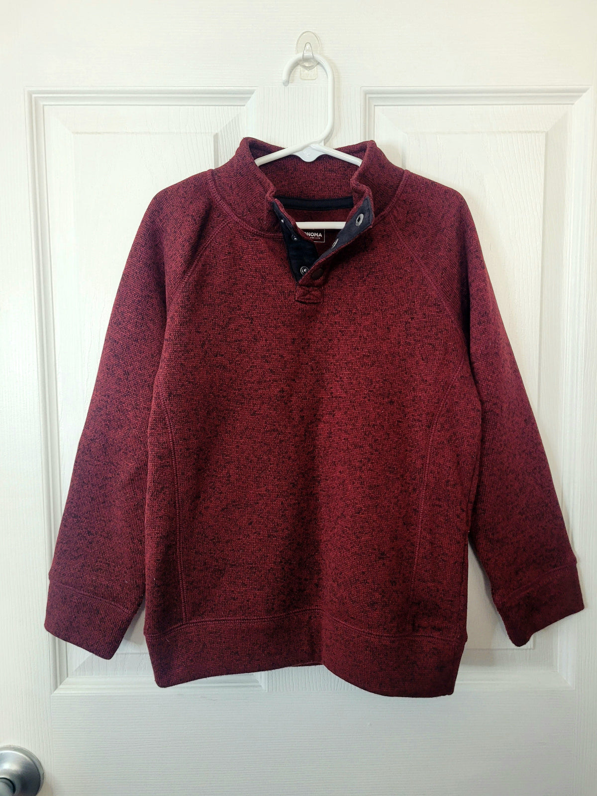 #164 Sonoma Quarter Button Pullover Boys 6